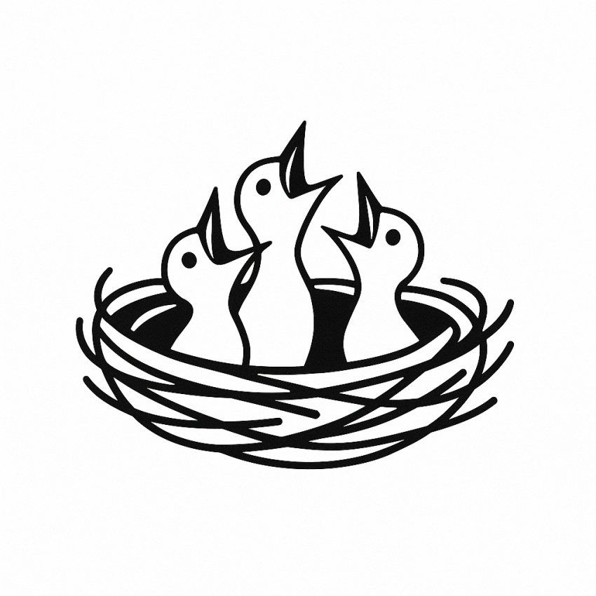 Polluelos quejándose